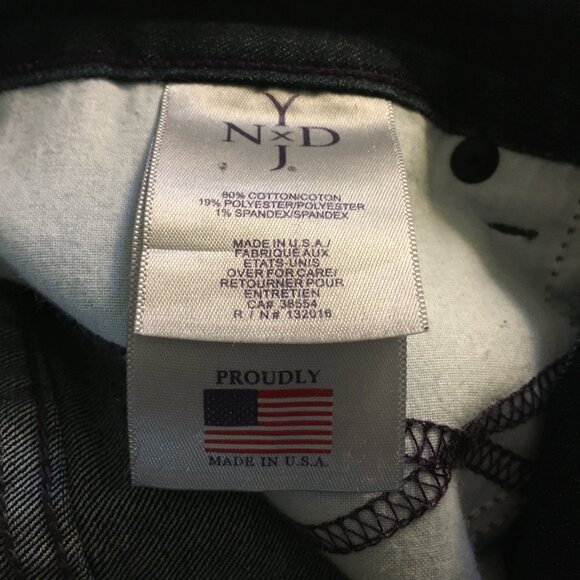 NYDJ Jeans Dark Blue Ankle Jeans With Ankle Zippers - Picture 10 of 10